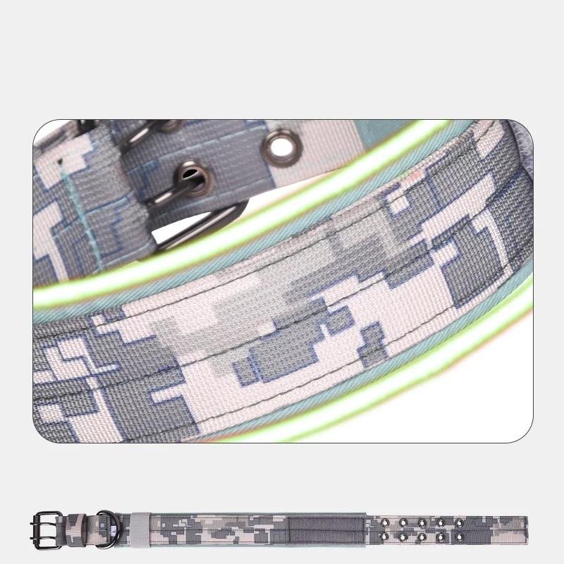 Outdoor Tactical Dog Collar Medium and Large Double-pin Buckle Pet Collar Explosion-proof Nylon Dog Collar Outdoor Tactical Dog Collar Medium and Large Double-pin Buckle Pet Collar Explosion-proof Nylon Dog Collar